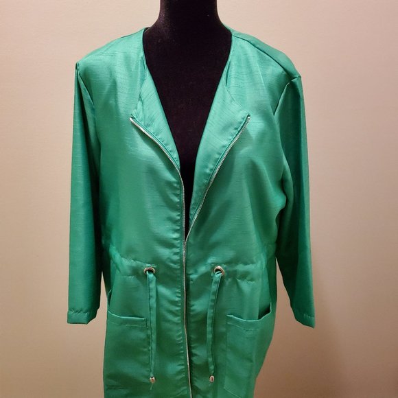 Stylish Kelly Green  Jacket - Picture 1 of 5
